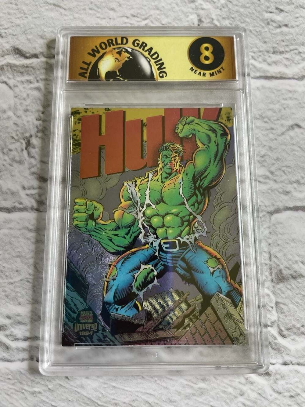 1994 Marvel Hulk Limited Edition Trading Card - AWG 8 Near Mint